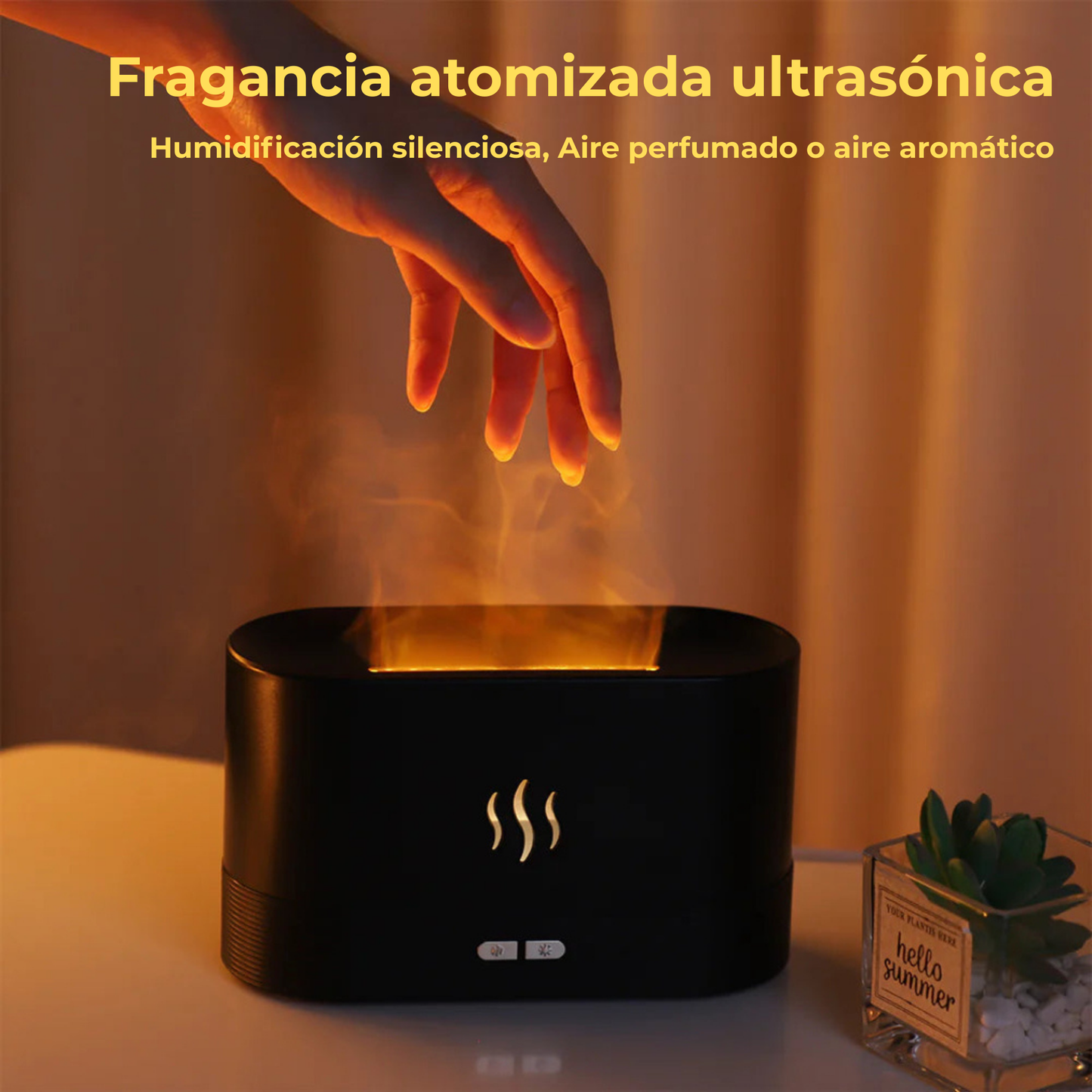 AuraLlama - Humidificador y Difusor de Aromaterapia Ultrasónico