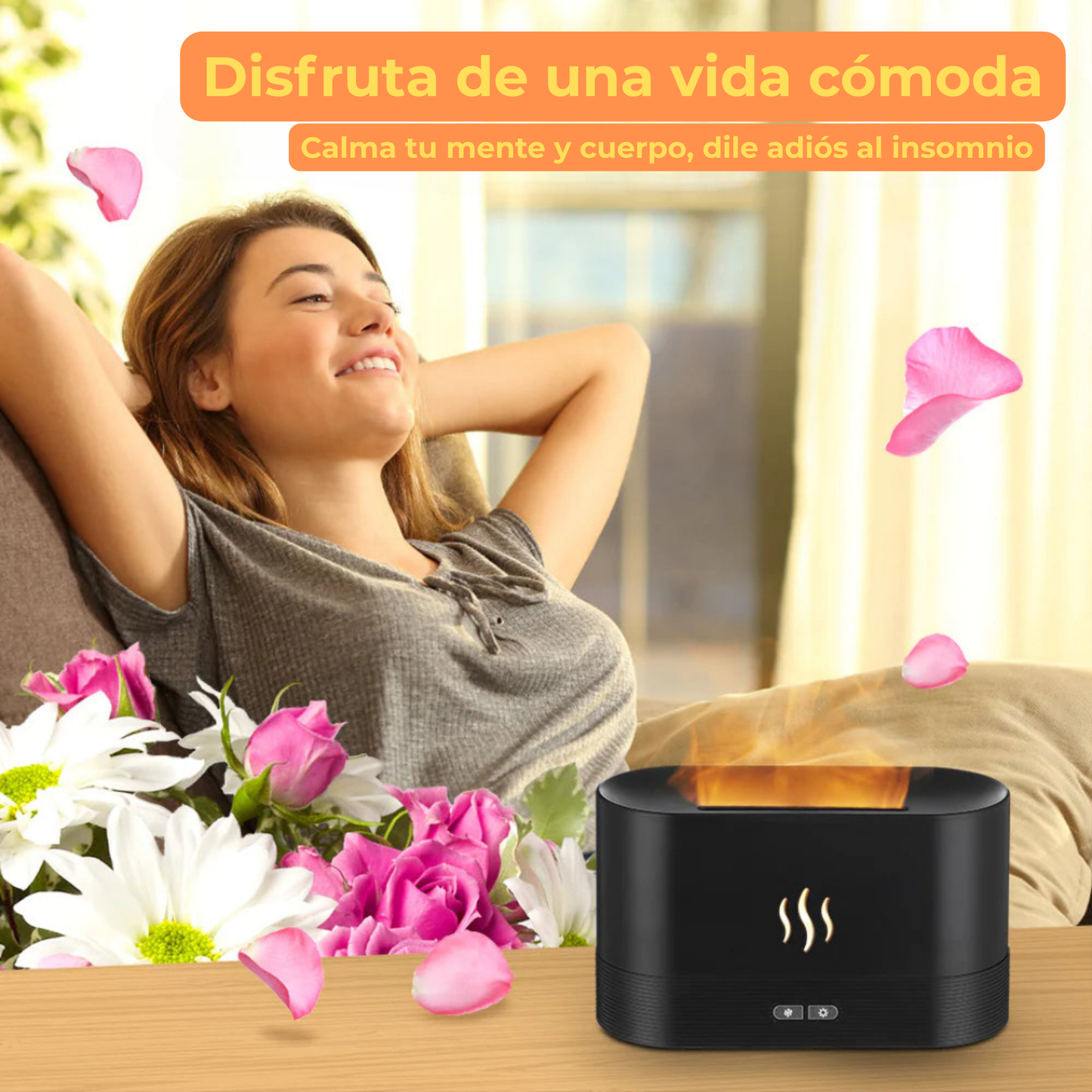 AuraLlama - Humidificador y Difusor de Aromaterapia Ultrasónico